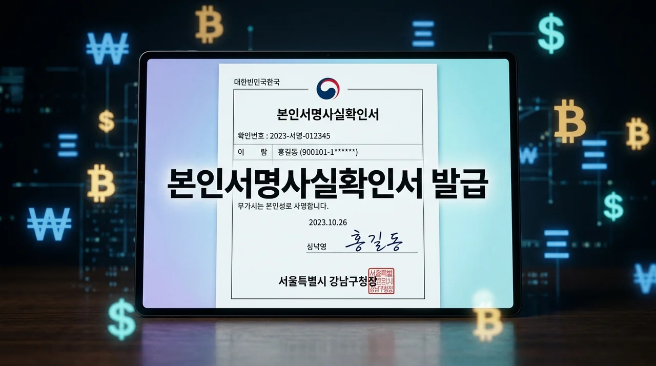 본인서명사실확인서 발급 완벽 가이드: 인감증명서 대체부터 인터넷 발급까지