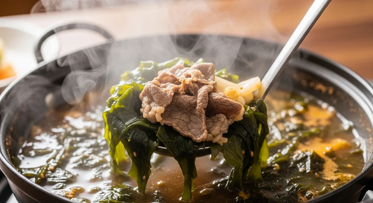 미역국, 왜 집에서 끓이면 그 맛이 안 날까요?