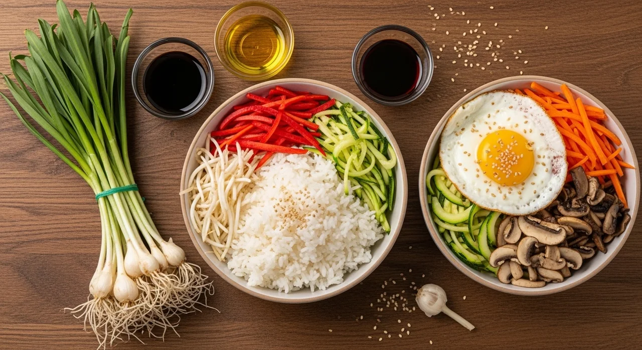 마늘쫑비빔밥, 무엇이 필요할까요?