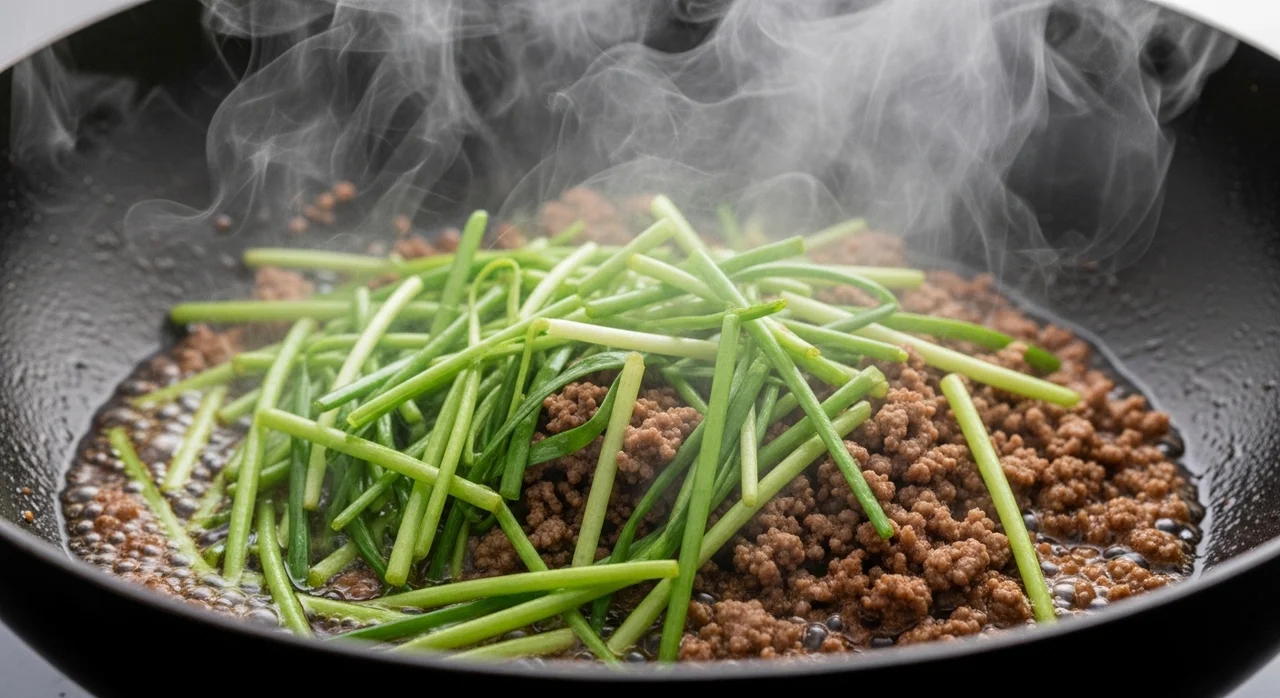 실패 없는 마늘쫑비빔밥 조리 순서