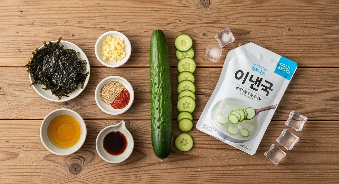 오이냉국 만들기 필수 재료 체크리스트