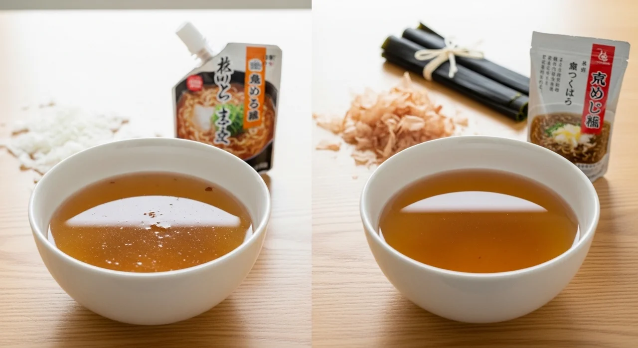 냉면육수 vs 직접 만든 육수 비교