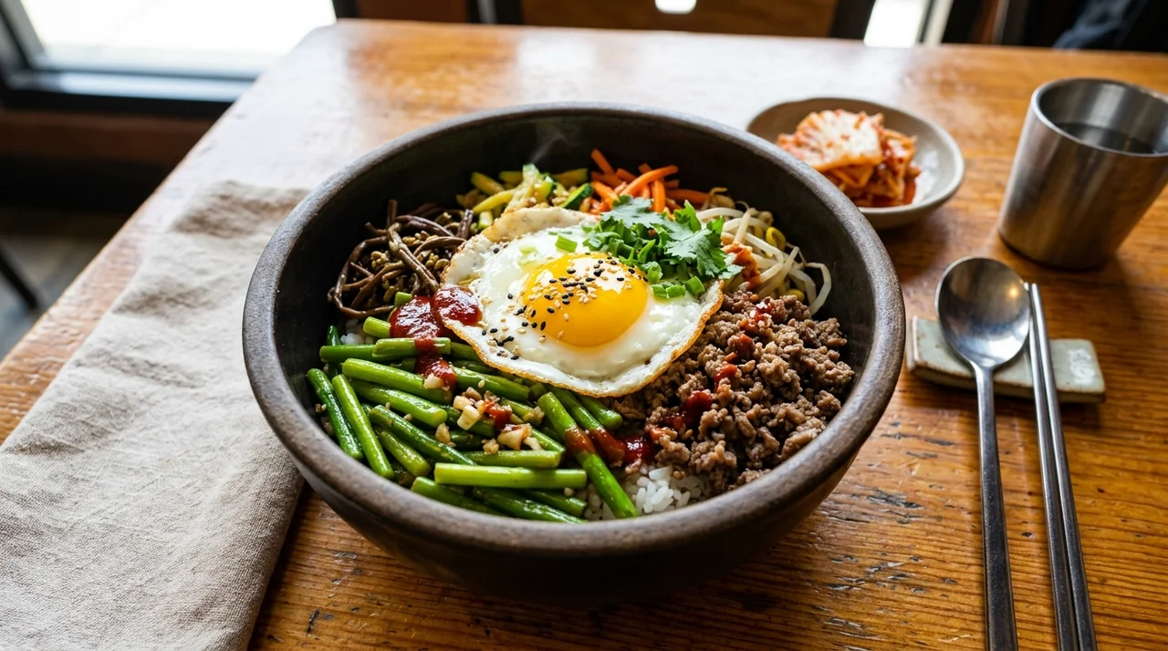 마늘쫑비빔밥 레시피, 아삭한 식감 살리는 황금비율 양념장 만들기