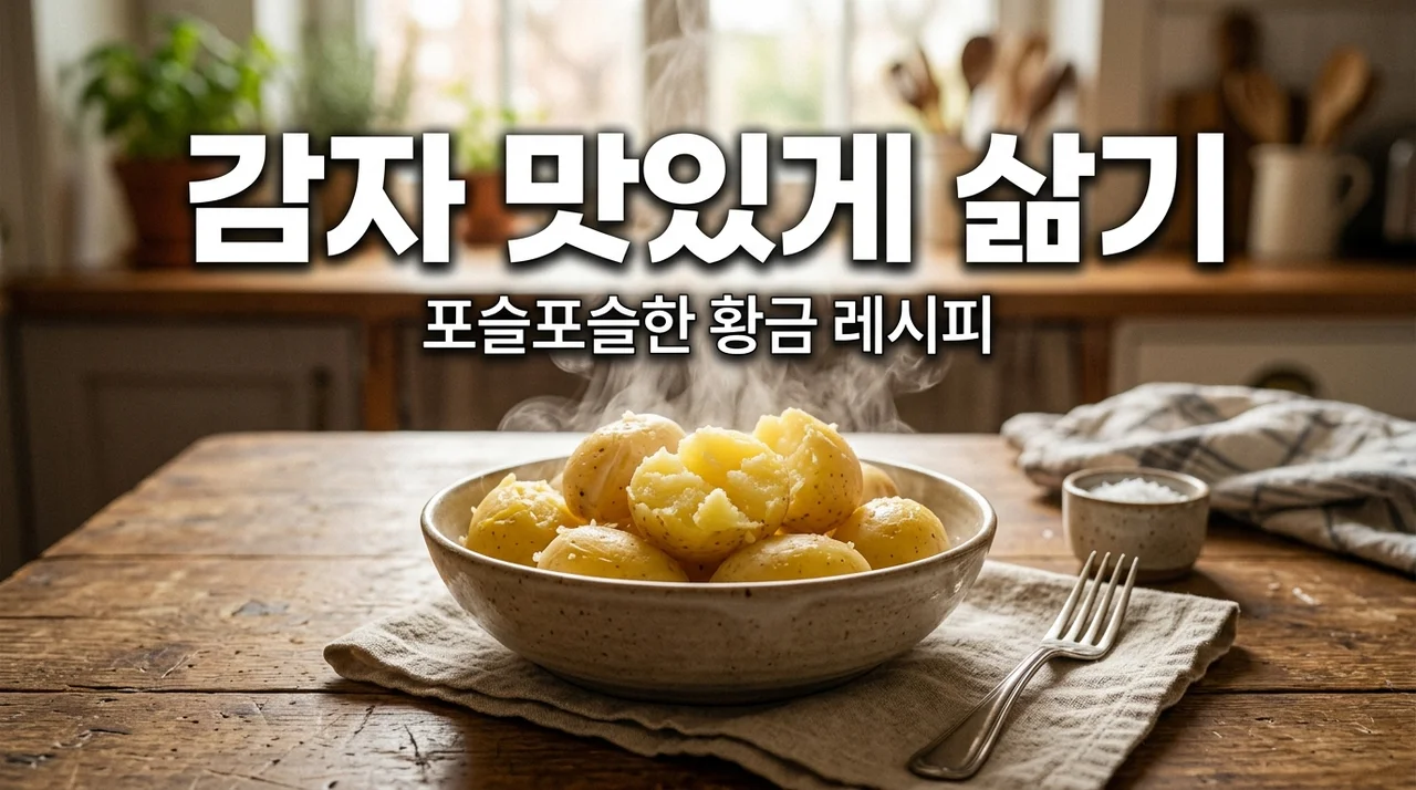 감자 삶는법: 포슬포슬하게 삶는 시간과 꿀팁 완벽 정리