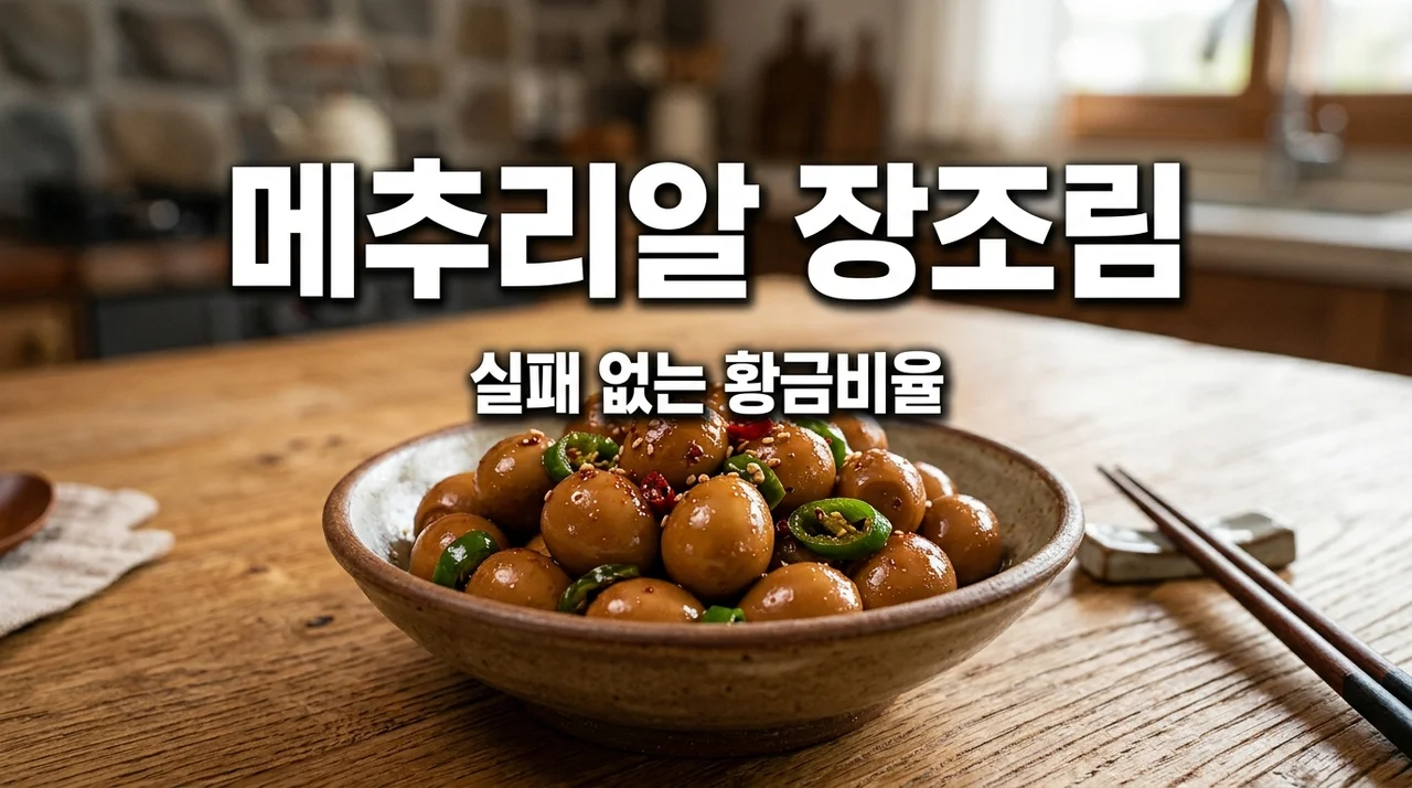 메추리알장조림 황금레시피: 실패 없는 짭조름한 밑반찬 만들기