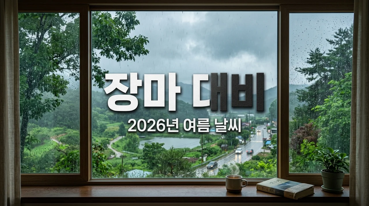 2026년 장마 예상 기간과 대비법, 올해 여름 날씨 총정리