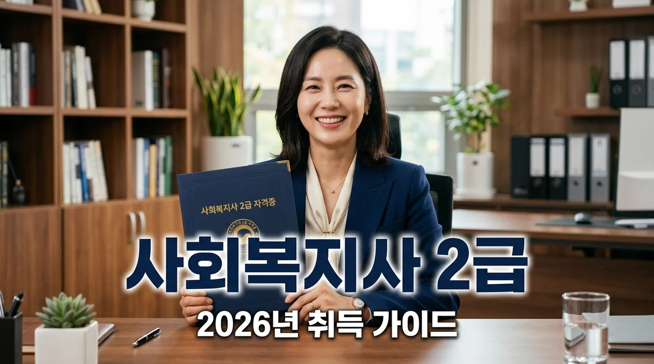 사회복지사2급 취득방법 및 비용 총정리: 2026년 최신 가이드