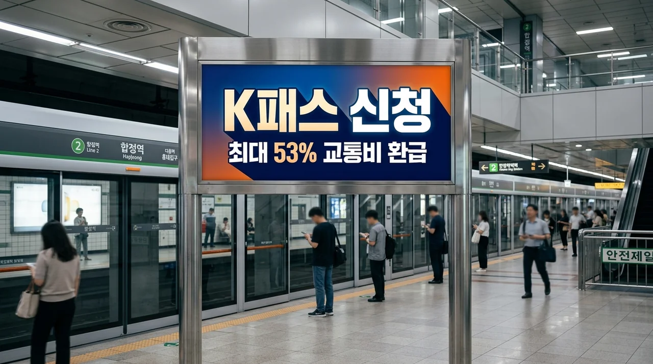 K패스 신청 방법 및 환급 혜택 총정리: 월 최대 53% 절약 팁