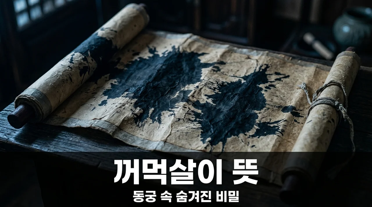 꺼먹살이 뜻 정체 완벽 정리! 넷플릭스 동궁 속 소름 돋는 비밀