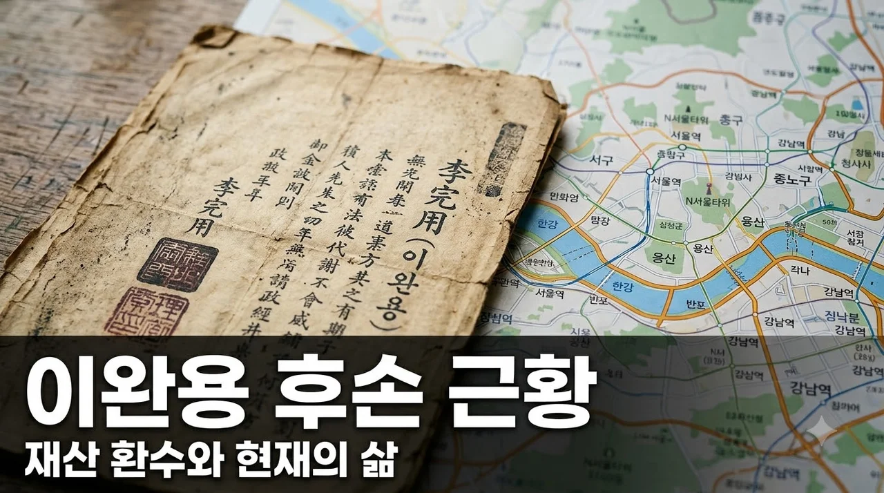 이완용 후손 근황 및 재산 환수 현황 총정리, 사라진 친일파 재산의 진실
