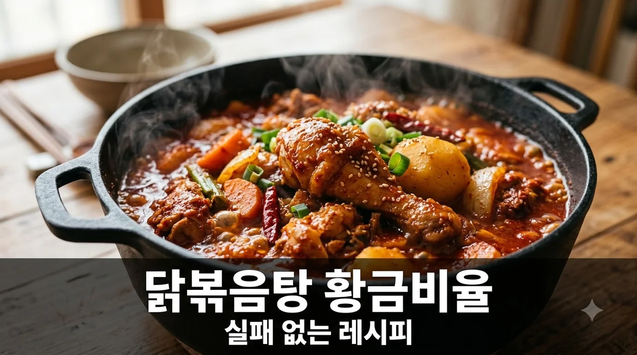 닭볶음탕 레시피 황금비율 양념으로 실패 없는 닭도리탕 만드는 법