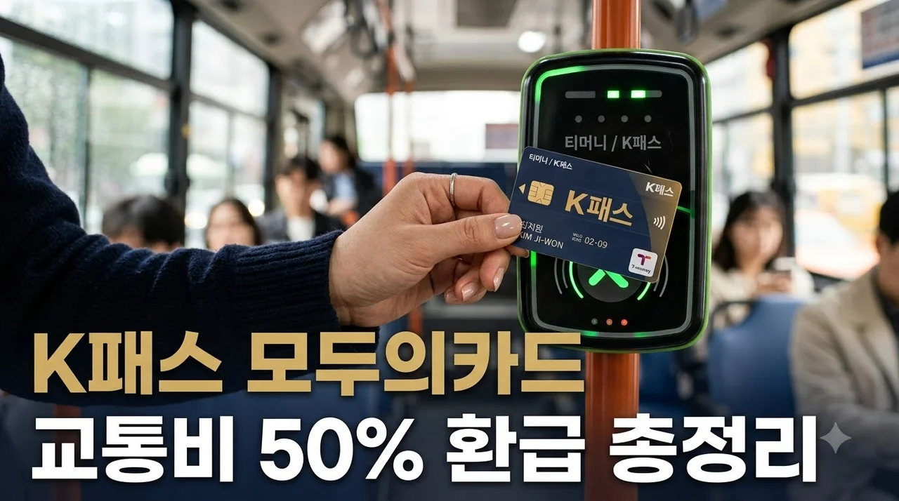 K패스 모두의카드 혜택 총정리: 2026년 교통비 50% 환급받는 법