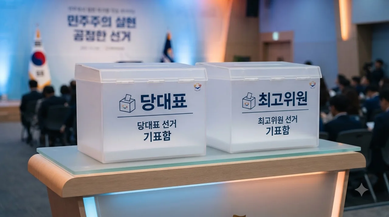 당대표 vs 최고위원 투표 방식 차이