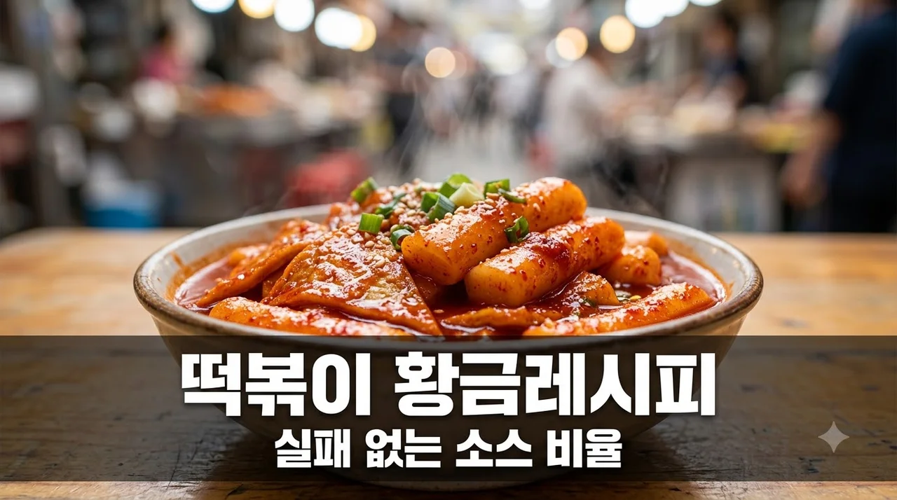 떡볶이 레시피 황금비율 소스부터 분식집 맛 내는 비결까지 총정리