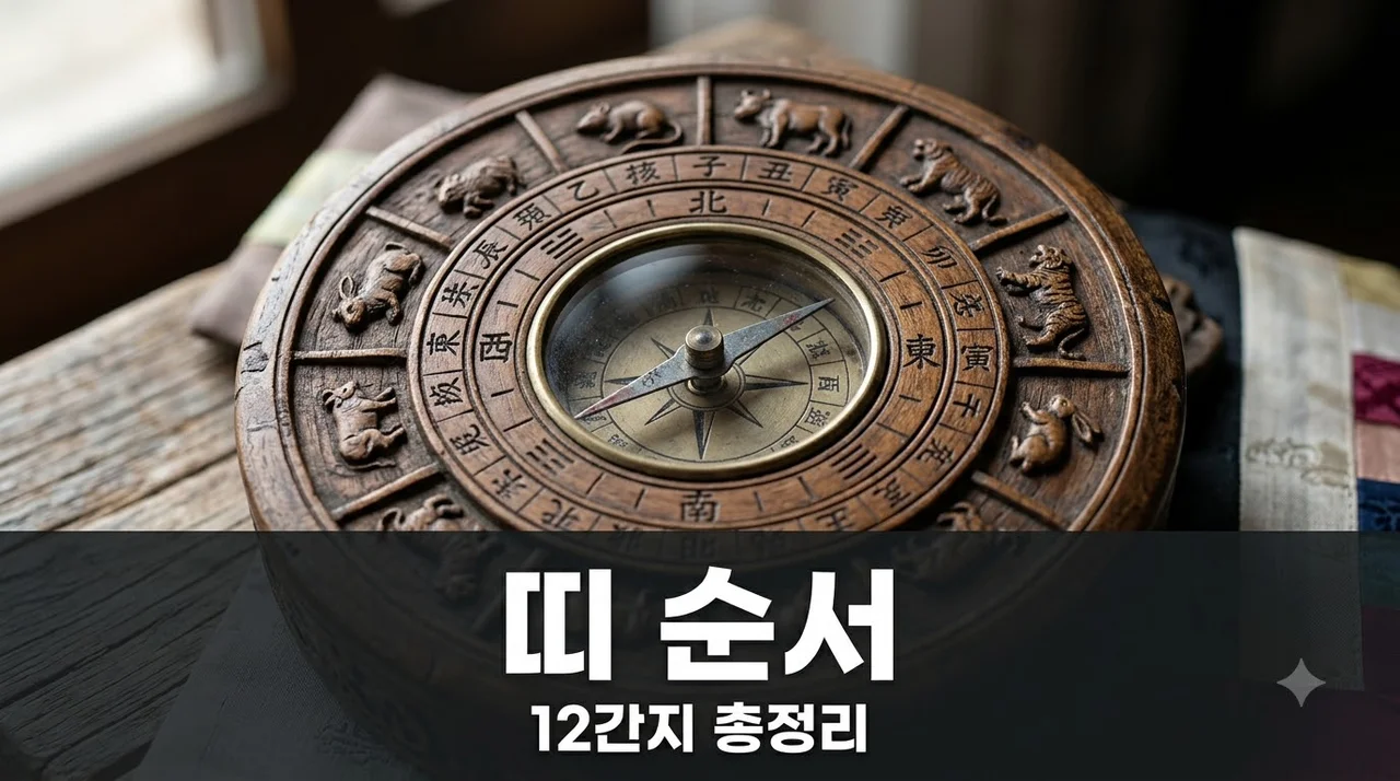 띠 순서 및 12간지 시간 총정리 (2026년 2027년 계산법)