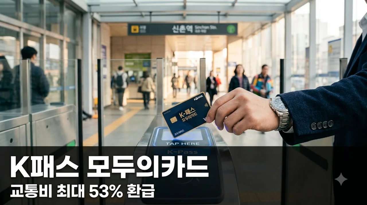 k패스 모두의카드 신청방법 및 혜택 총정리 (환급률 53% 비결)