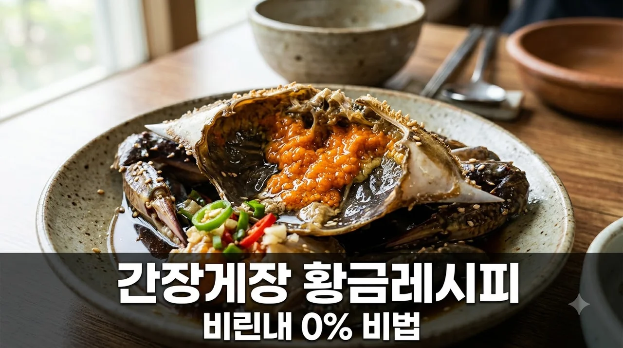 간장게장황금레시피 비린내 없이 밥도둑 만드는 완벽 비율