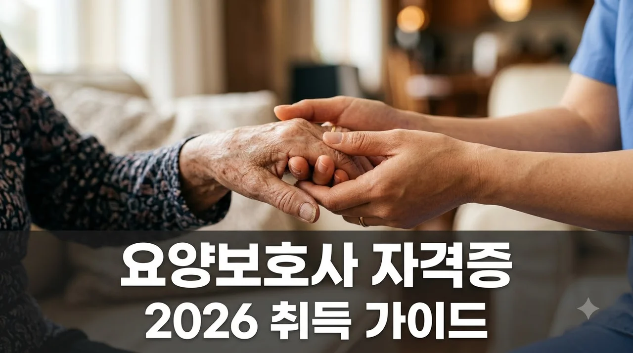 요양보호사 자격증 취득방법 및 2026년 시험 일정 완벽 정리