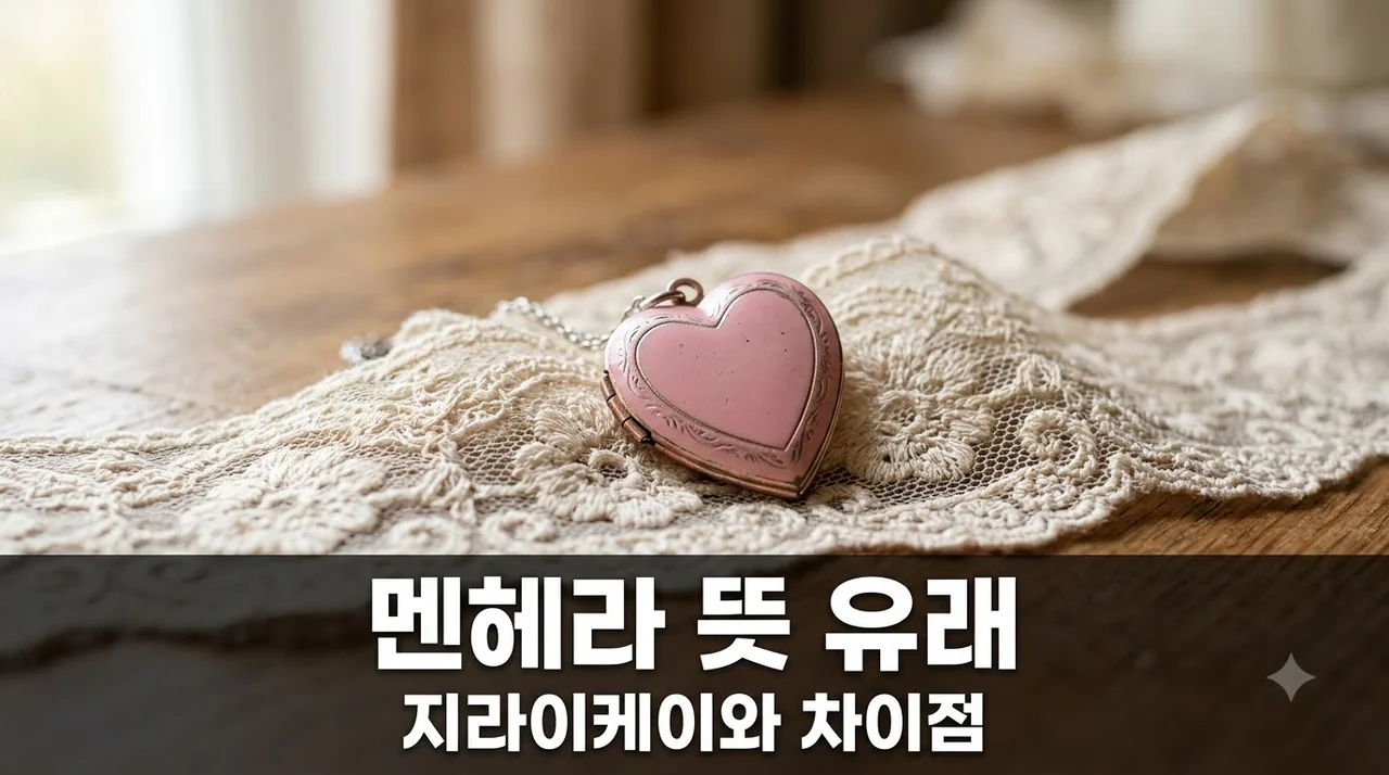 멘헤라 뜻 완벽 정리 | 지라이케이와 차이점 및 유래 특징 5가지