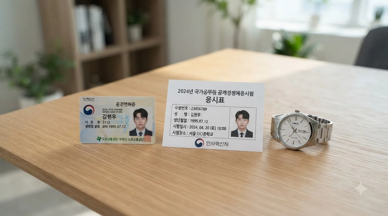 시험장 가기 전 꼭 챙겨야 할 필수 아이템 3가지