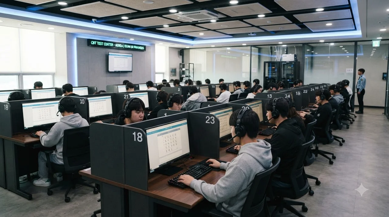 시험 당일 고사장 입실 절차 안내