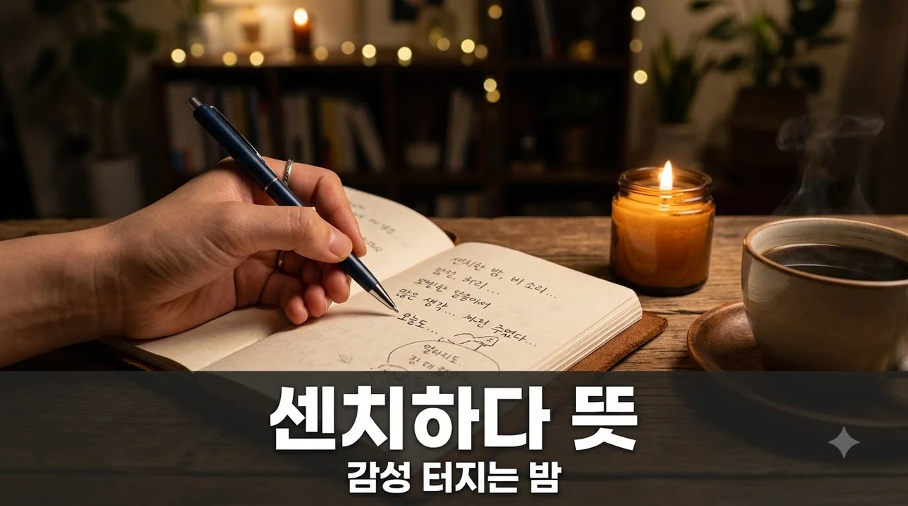 센치하다 뜻, 유래부터 밤에 감수성이 풍부해지는 심리적 이유까지