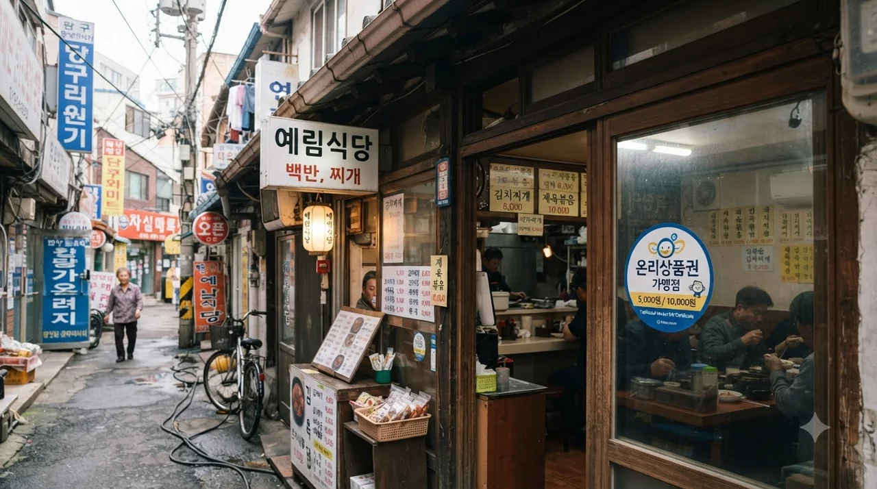 전통시장 밖에서도 가능? 온누리상품권 가맹점 사용처 확인법