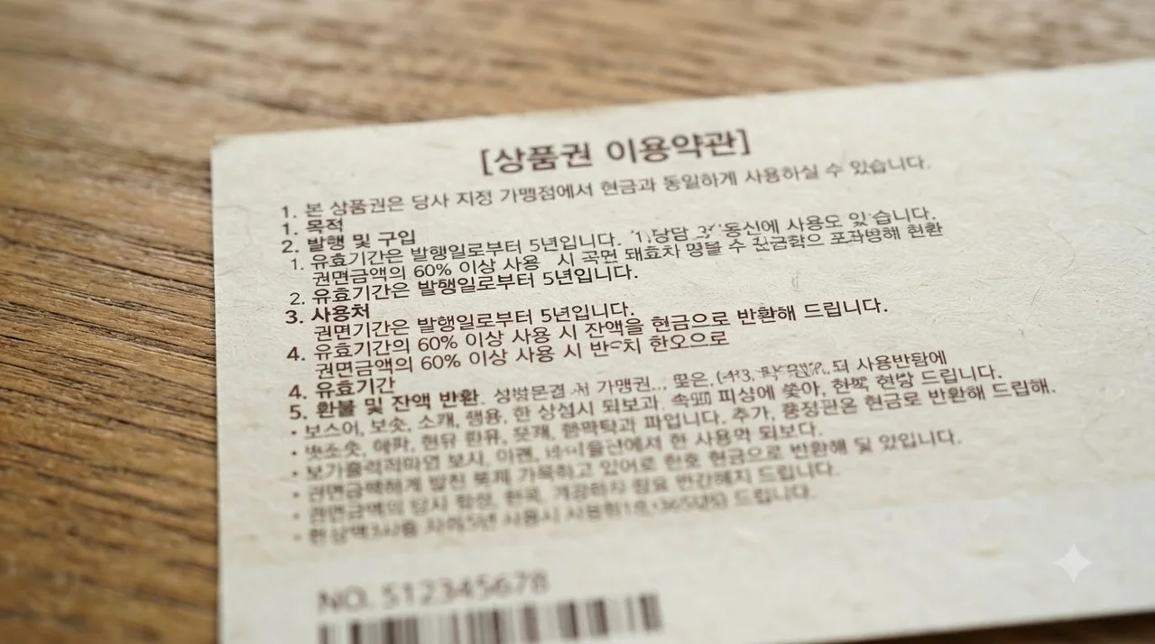 온누리상품권 사용 시 주의사항 및 잔액 환불 규정