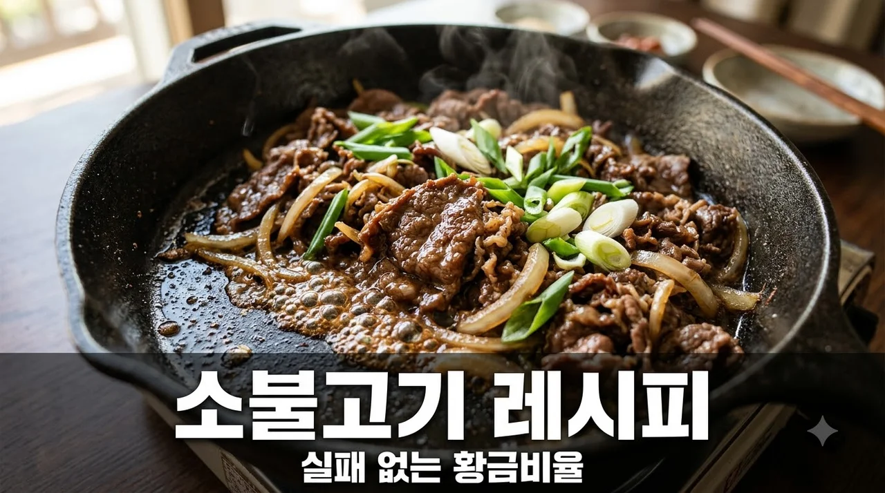 소불고기 레시피 황금비율, 질기지 않고 맛있는 양념 비법 3가지