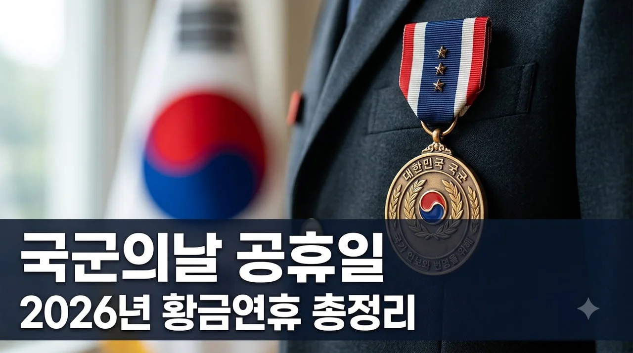 국군의날 공휴일 2026년 지정 전망과 황금연휴 연차 꿀팁 총정리
